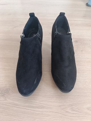 Botín fiesta tacón alto cremallera