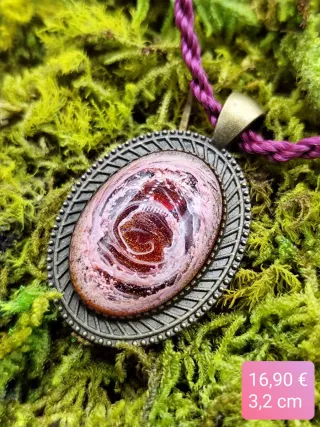 Colgante Galaxia Artesanal Resina