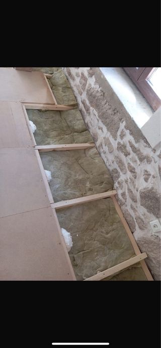 Albañilería Pladur tarima puertas de paso