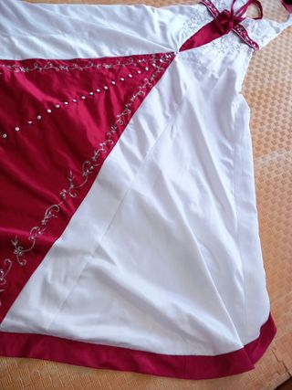 Vestido de Novia Blanco con Bordado