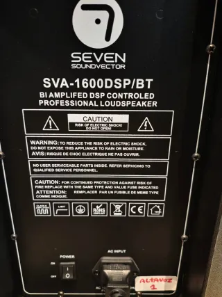 Altavoces 15 pulgadas seven y subwoofer audibax.