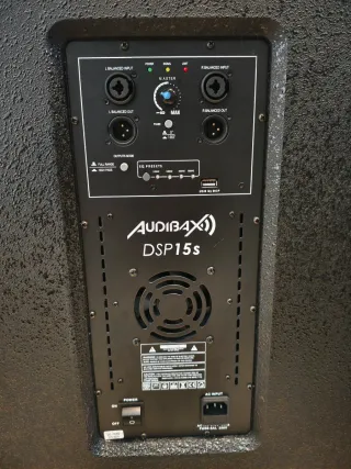 Altavoces 15 pulgadas seven y subwoofer audibax.