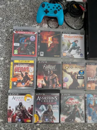 Consola PlayStation 3 + 26 Juegos