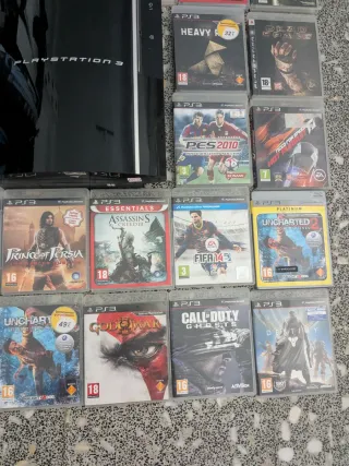 Consola PlayStation 3 + 26 Juegos