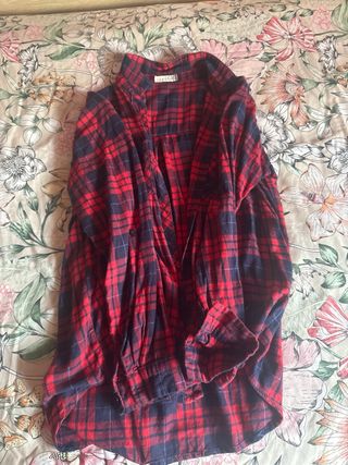 Camisa de cuadros roja