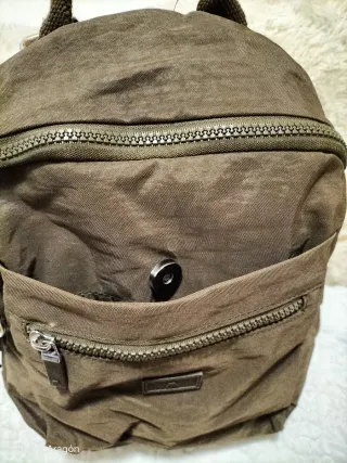 Mochila Marrón 7 Compartimentos