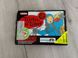 Tintin au Tibet SNES PAL Completo