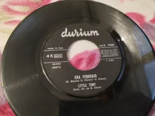 Disco 7" Little Tony - Era Febbraio/Bada bambina