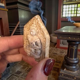 Amuleto Thai Vanitas Vintage con Teschio