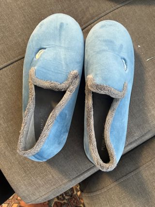 Zapatillas de casa azules