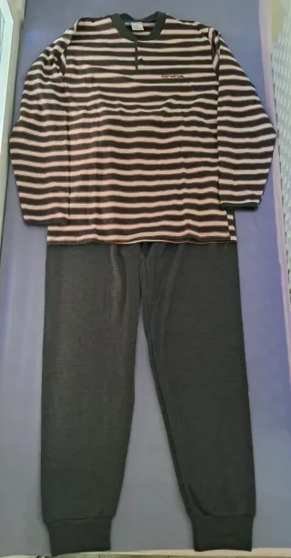 Pijama hombre interior afelpado.T/S Cierre negocio