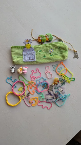 Astuccio Mucca + Silly Bandz Vintage