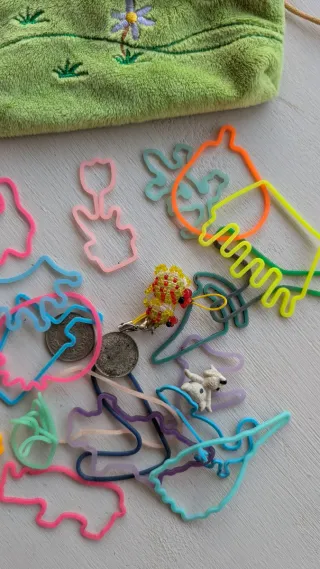 Astuccio Mucca + Silly Bandz Vintage