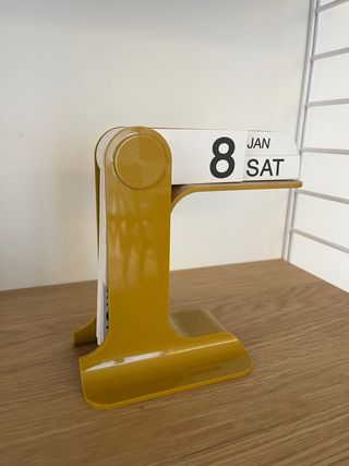 Calendario Perpetuo Timor diseñado por Enzo Mari