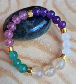 Pulsera Prosperidad Piedras Naturales