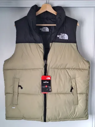 Chaleco The North Face Plumas XL Beige/Negro