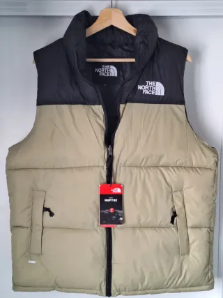 Chaleco The North Face Plumas XL Beige/Negro