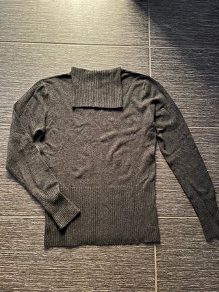 Lupetto in cashmere grigio
