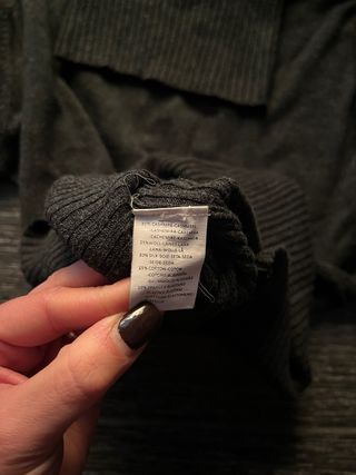 Lupetto in cashmere grigio