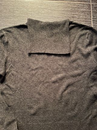 Lupetto in cashmere grigio