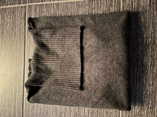 Lupetto in cashmere grigio