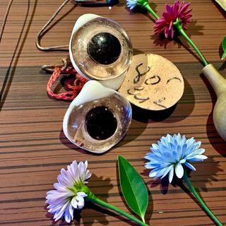 Lotto occhi vetro antichi bambole anni 20-30