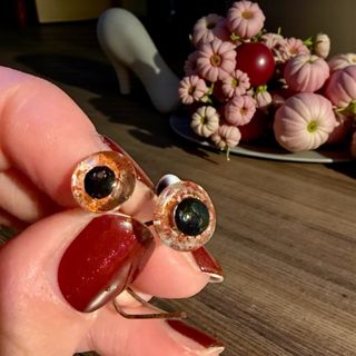 Lotto occhi vetro antichi bambole anni 20-30