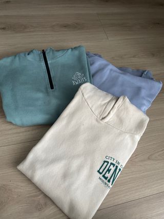 Lote 3 sudaderas niña/adolescente Pull&Bear