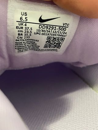 Scarpe Nike Donna Viola/Oro Tg 37.5