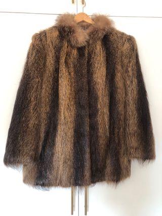 Abrigo pelo sintetico