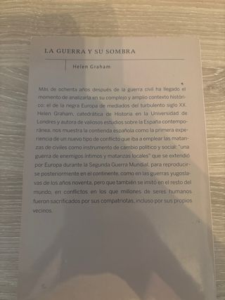 la guerra y su sombra