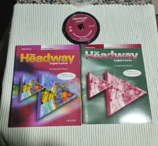 Libro, Cuaderno y CD New Headway Elementary