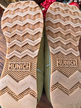 Zapatillas Múnich Talla 41 Beige/Amarillo mostaza