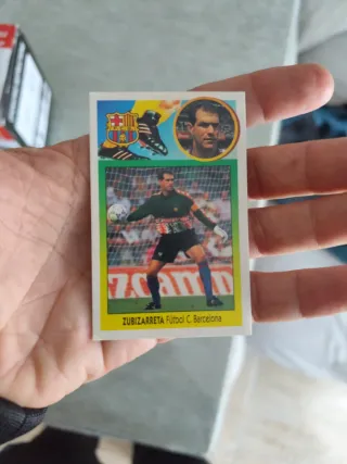 Cromo Zubizarreta Fútbol C. Barcelona 93-94