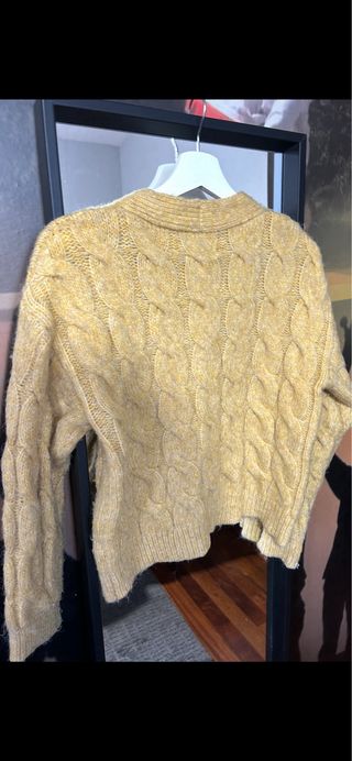 Chaqueta punto Zara con bufanda