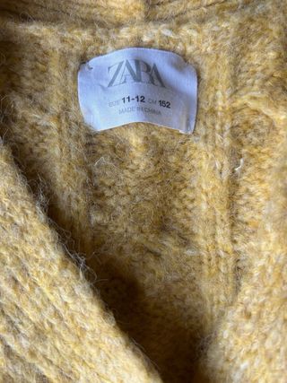 Chaqueta punto Zara con bufanda