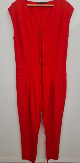 Mono largo Zara rojo