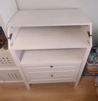 Cambiador bebé blanco