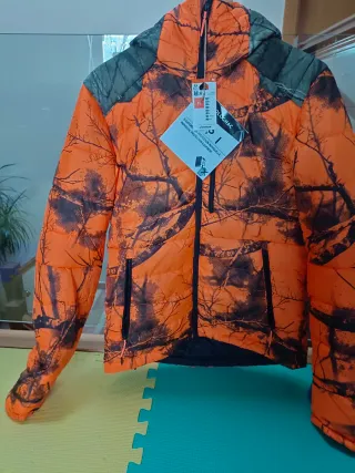 Chaqueta de caza naranja sin estrenar T. M