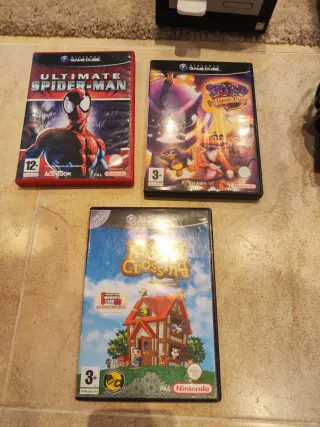 Nintendo GameCube Negra + 4 Mandos y Juegos
