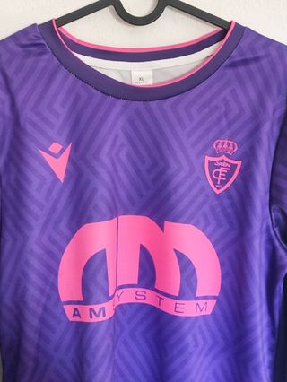 Sudadera Macron Real Jaén Morada