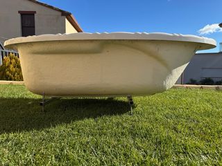 Bañera ovalada blanca 160x85