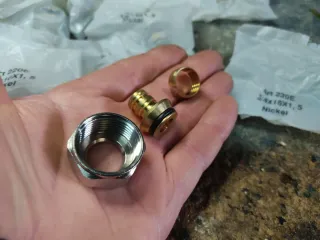 Racor 3/4x16 para multicapa y PEX