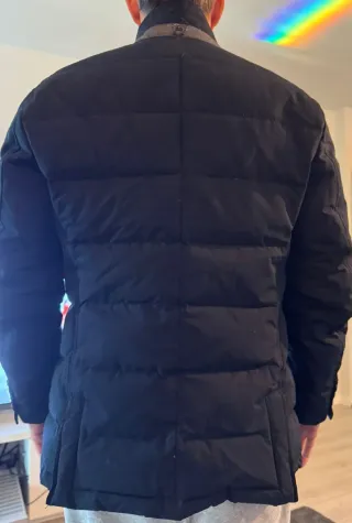 Chaqueta plumífero Massimo Dutti azul