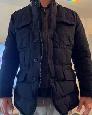 Chaqueta plumífero Massimo Dutti azul