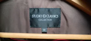 Abrigo largo marrón chocolate.