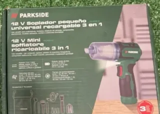 Parkside 12V Mini Soplador Recargable 3 en 1