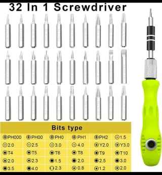 Juego Destornillador Multifuncional 32 en 1