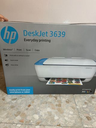 Impresora HP DeskJet 3639 + 2 cartuchos