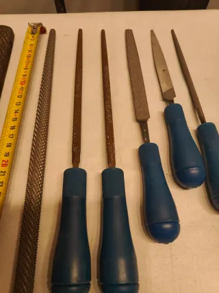 Lote de limas y escofinas Bellota nuevas